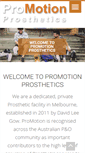 Mobile Screenshot of pmprosthetics.com.au
